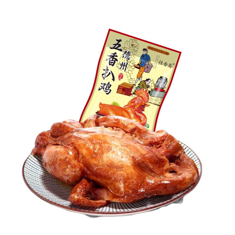 扒鸡德州扒鸡烧鸡手牌五香扒鸡熟食山东特产中国袋装全qiju全qiju