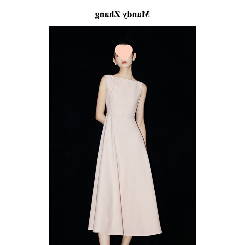 Tulip Dress for Women, Summer Style, Elegant, Slim Fit, Mid-Length, Light Luxury, High-End Feel