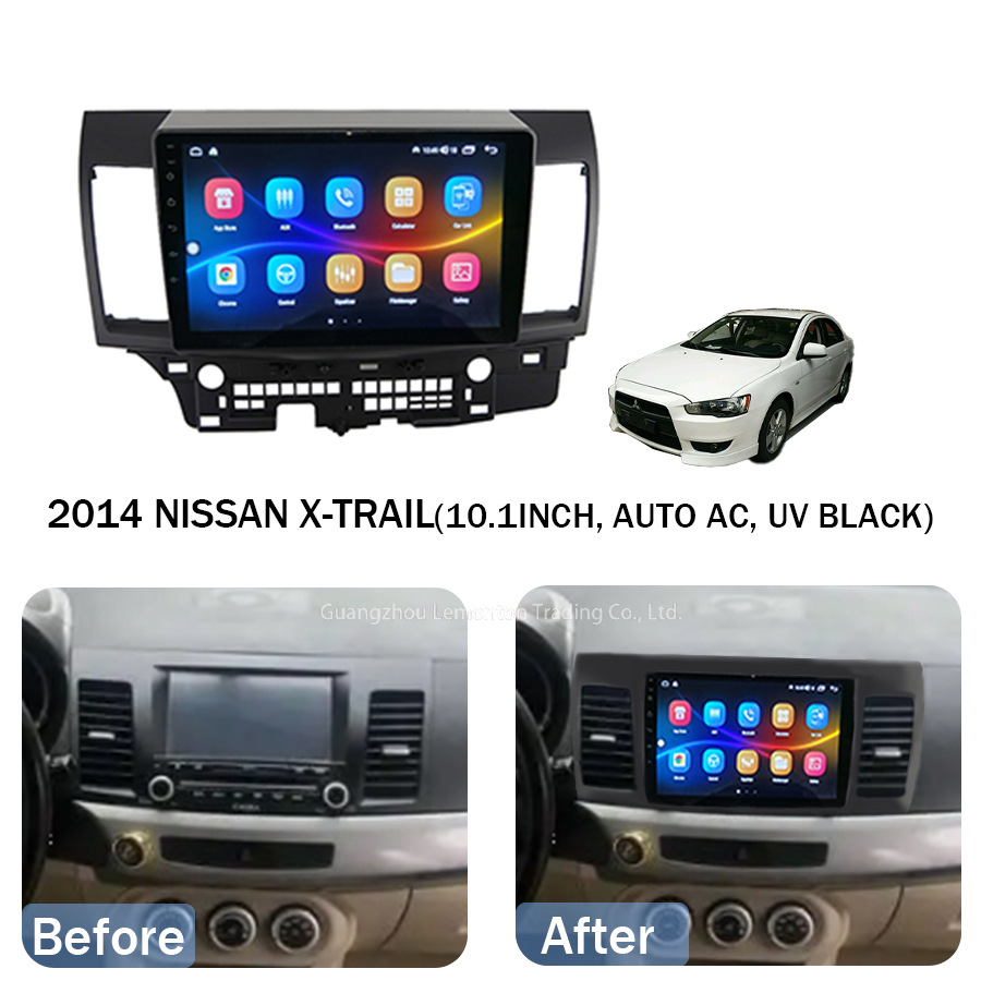 适用2010款三菱蓝瑟翼神LANCER中控导航面框安卓导航百变套框面板