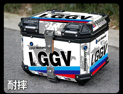 for Electric Vehicles, Motorcycle trunk - 36l-white-lggv-installation-accessories-quick-release-base