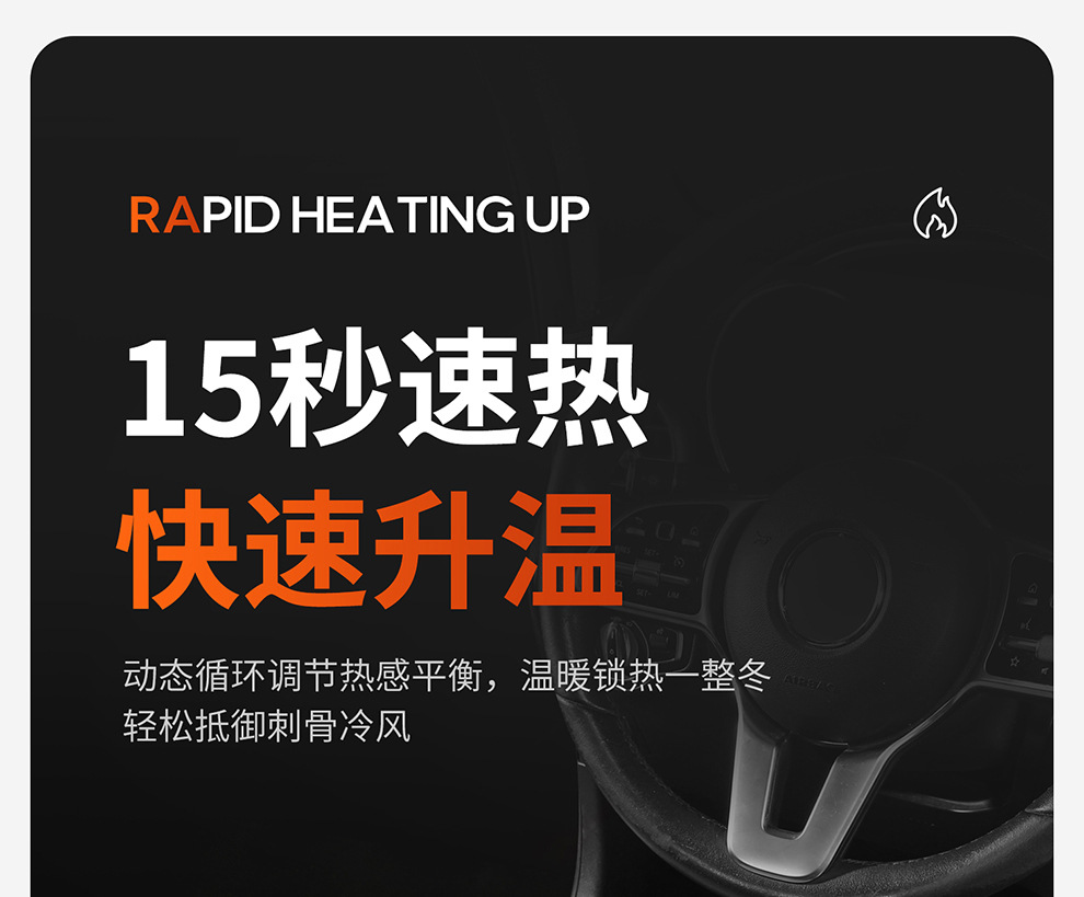 New Winter Car Heated Seat Cushion 5V Electric Heated Seat Cushion Universal for Car and Home Use Quick Heating Square Cushion USB Version
