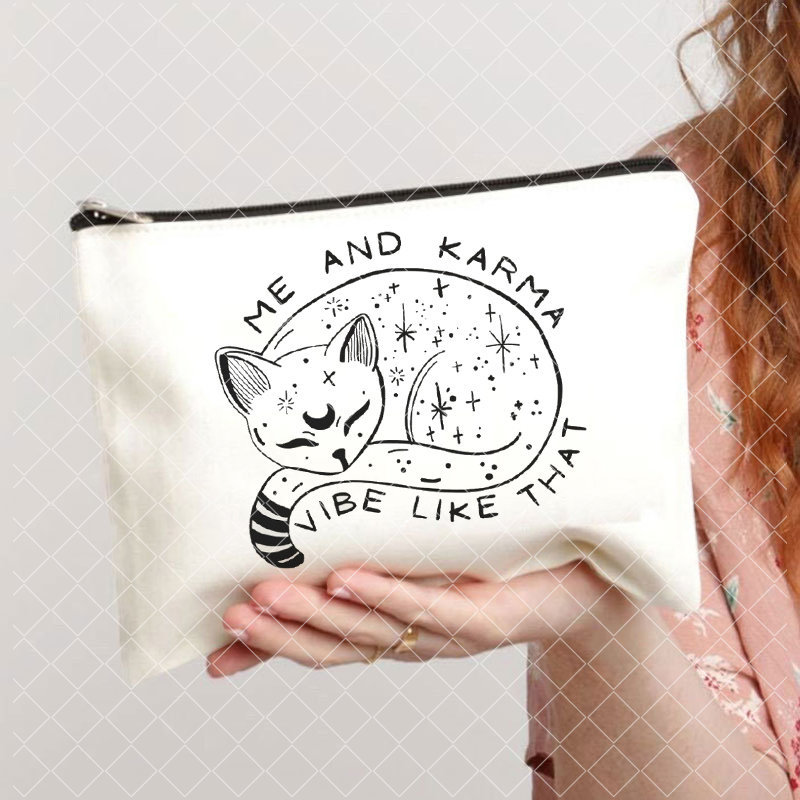 Taylor Music Swift álbum impreso lienzo cosmético bolsa monedero de la moneda de las mujeres bolsa de lápiz transfronterizo comercio exterior