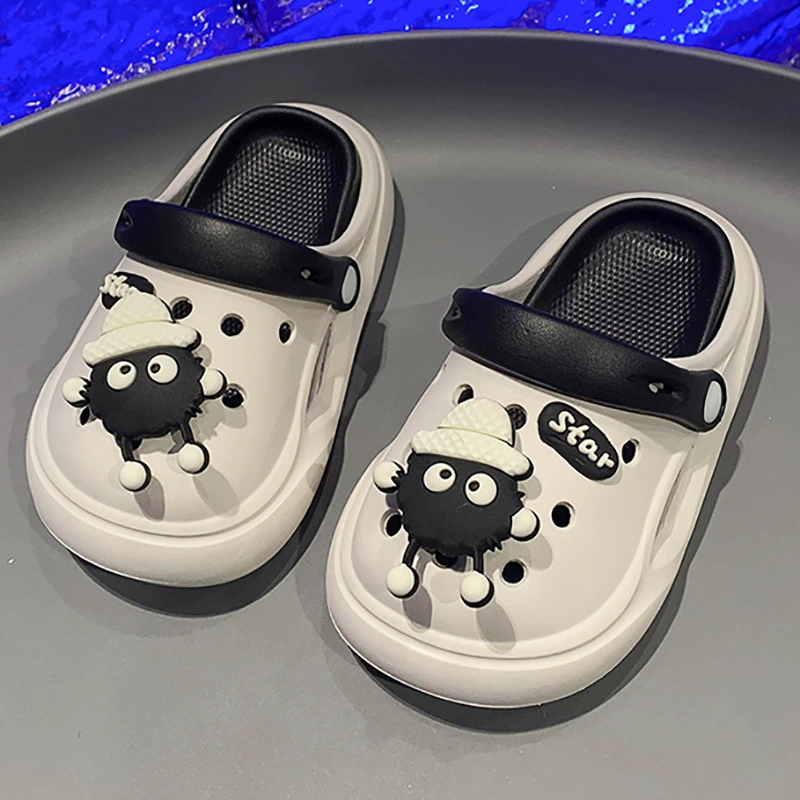 Детская пещерная обувь для девочек летом EVA мягкая подошва нескользящая головка мешка садовая обувь для мальчиков внутри и снаружи холодные тапочки