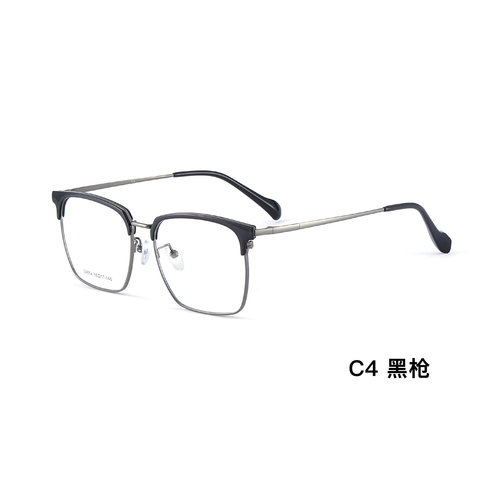 Claro moda Aleación de negocios casual ceja marco gafas marco decoración contorno versátil adelgazar gafas con gafas Danyang lote