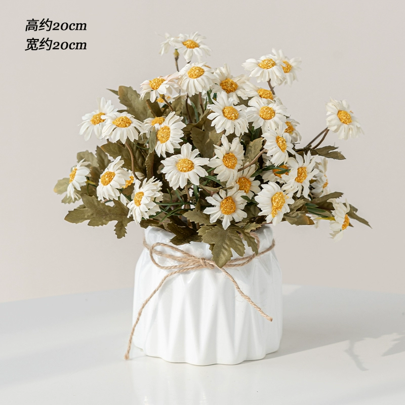 Nordic simulation flower decorative flower decorative flower room fake flowers fake flower plastic flower dining table flower bionic bionic flower bleaching flowers