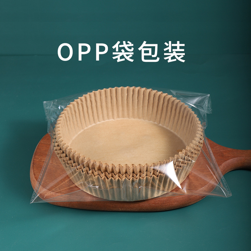 Wholesale Air Fryer Special Paper Large Size Food Grade Oil Absorption Paper Pad Baking Household Silicone Paper Round Paper Plate 