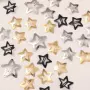 星星百搭银色五角星发卡