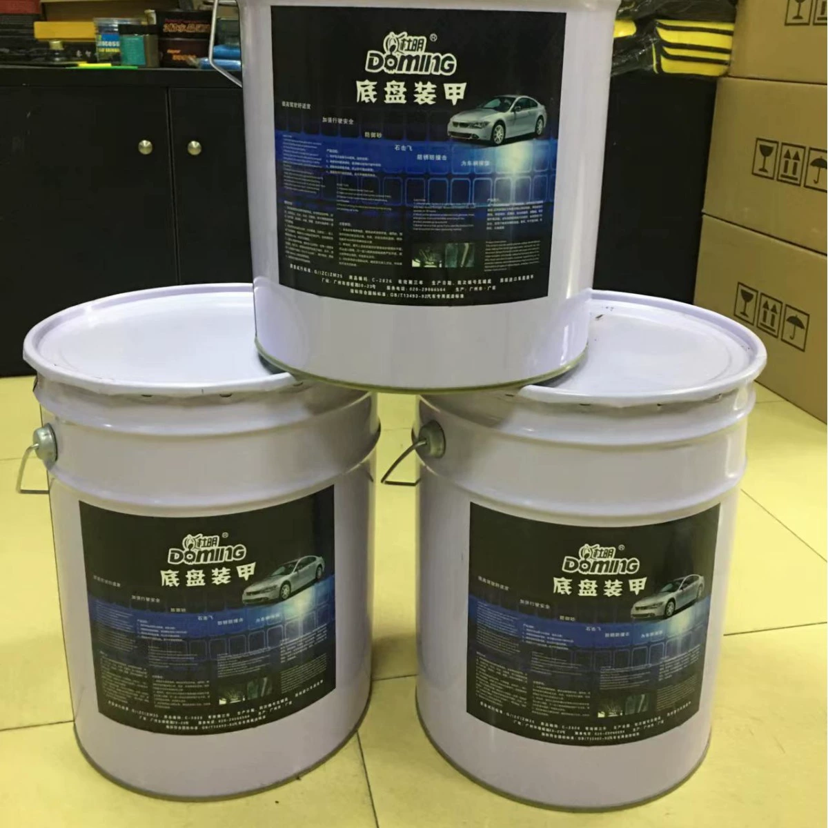 Краска для защиты шасси автомобиля Duming 20L, антикоррозийная, противоударная, звукоизоляционная, на масляно-водной основе, экологически чистая, резиновая 20kg