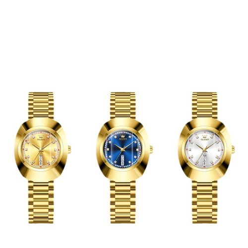 明星代言欧利时品牌跨境热销防水女士手表轻奢镶钻钢带石英表女表