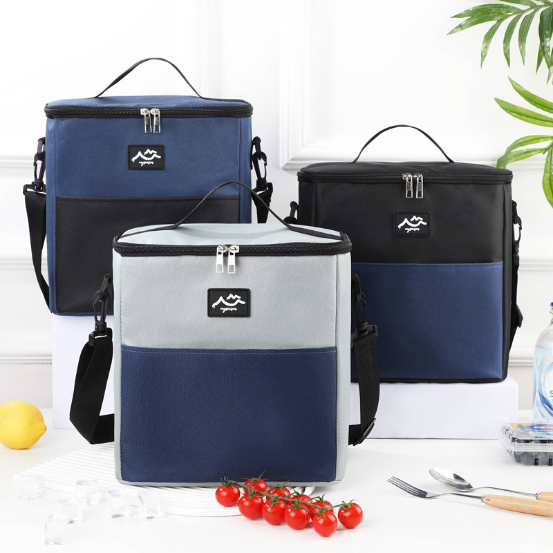 Nuevo bolso de aislamiento impreso, bolso de mano con arroz, gran bolsa de hielo, bolsa de conservación de alimentos para acampar al aire libre, bolsa de comida para el trabajo y la escuela