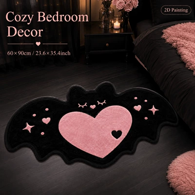 Avtomobil döşəmə paspasları faux cashmere, with a unique design, stain-resistant - 93gyg-cute-animal-no2-11-4060cmskin-friendly-imitation-cashmere