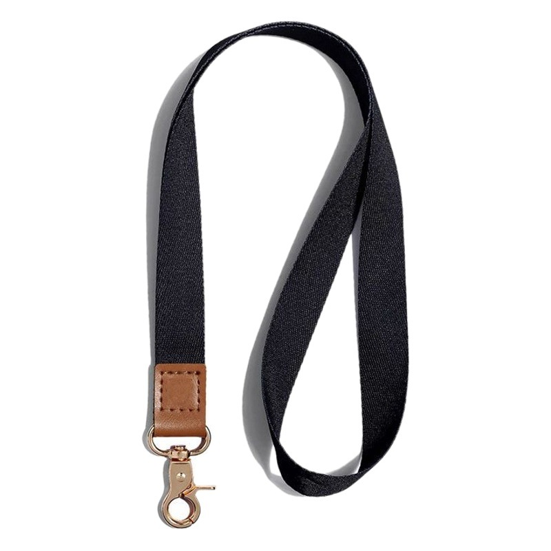 Suministro directo de fábrica transferencia térmica llavero cordón perezoso cuero poliéster correa de muñeca Halter teléfono móvil insignia cordón largo