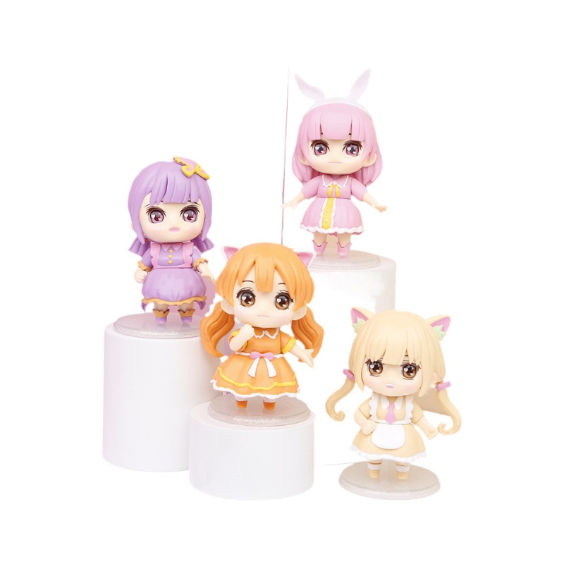 Godzilla de tres cabezas dragón mecánico Godzilla muñeca modelo micro paisaje