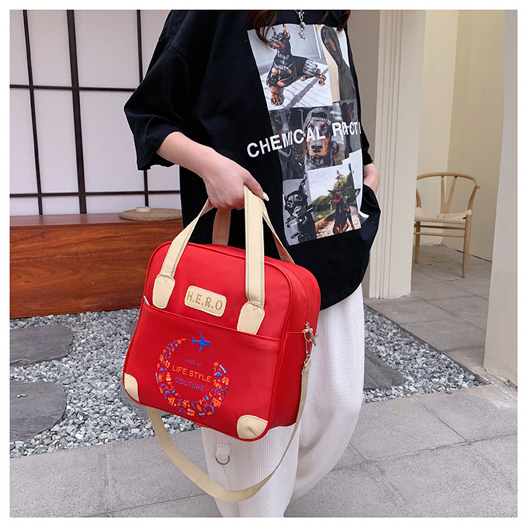 スーツケース万向輪子母バッグ旅行バッグ軽便出張旅行多機能搭乗バッグオックスフォード布印ロゴ