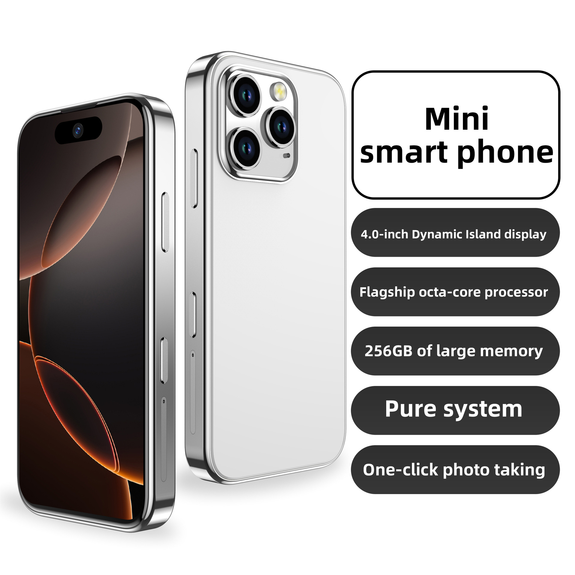 2025款正品4英寸大内存电竞游戏17mini智能手机可批发全新未拆封