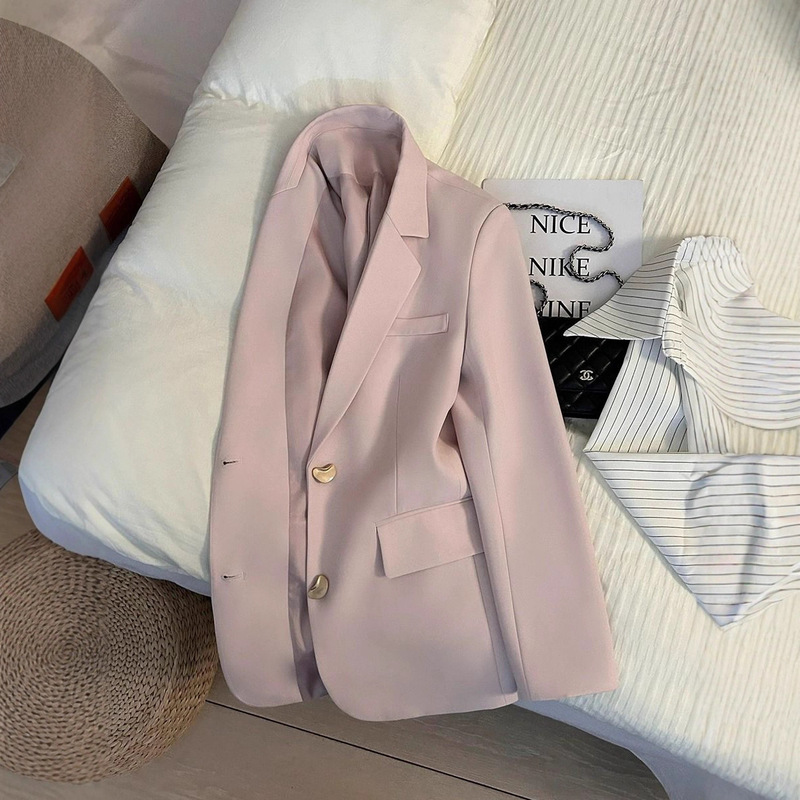 春季新款气质女神范西装外套女高级感韩系小个子西服潮|undefined