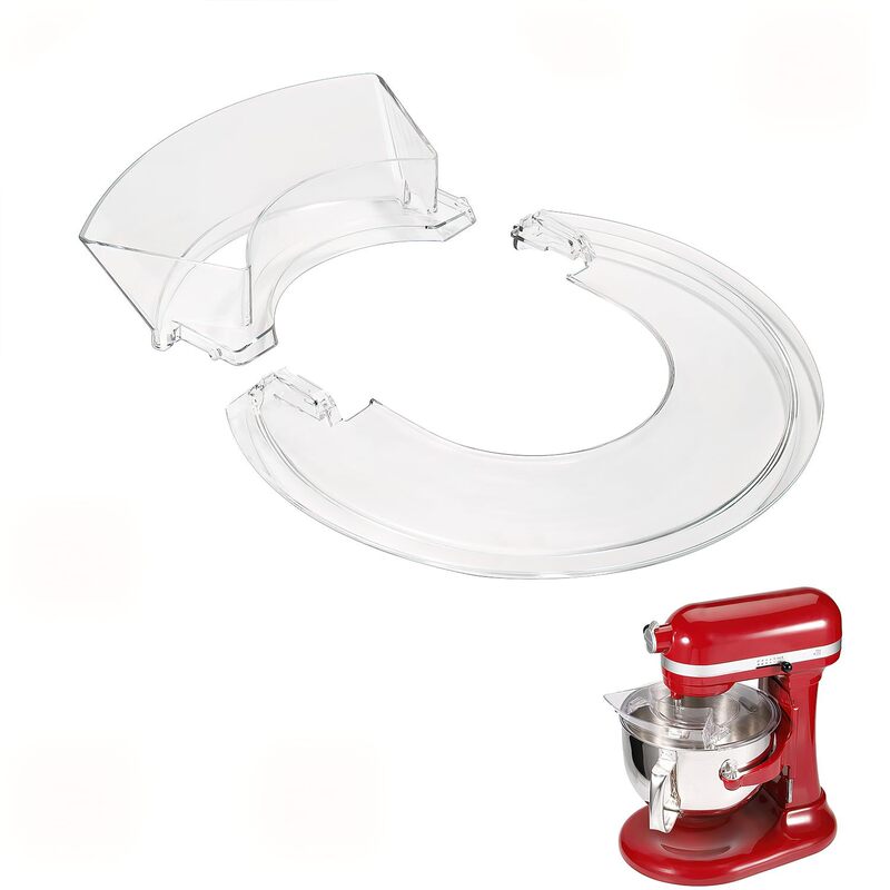 5.5-7 Qt Pouring Shield Splash-Proof Pouring Cover Bowl-Lift Cross-Border Chef Machine Kitchen Treasure Accessories