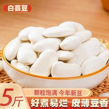 白芸豆5斤 新货云南特产农家自种白芸豆大白豆白云豆豆类杂粮粗hl