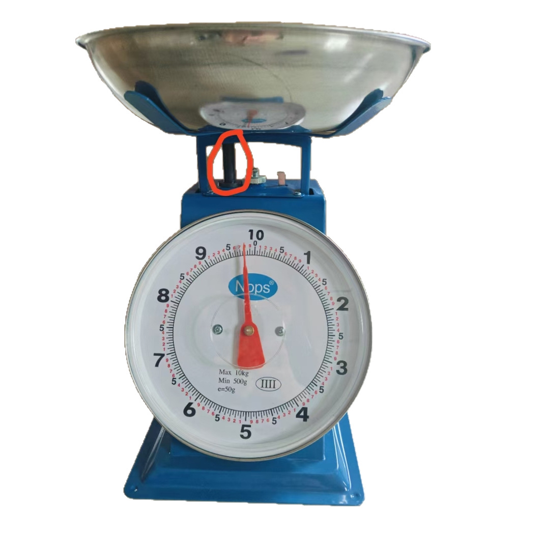 2025 10kg balance de resorte mecánico de venta de verduras báscula puntero doméstico kg de peso antiguo bandeja báscula de caso