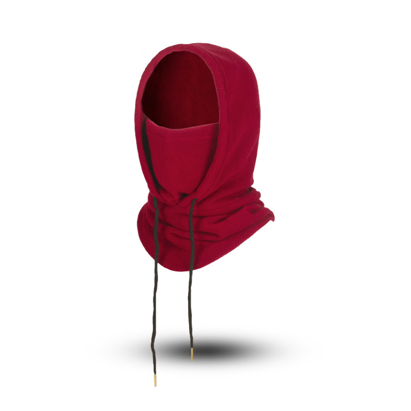 Transfronterizo al aire libre ciclismo cubierta de cabeza de terciopelo agitado suave piel resistente al frío sombrero de esquí de viento caliente gorra de terciopelo cubierta de cabeza máscara