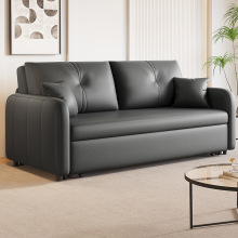 B&A猫抓布两用沙发床多功能现代简约客厅小户型单双人伸缩可折叠