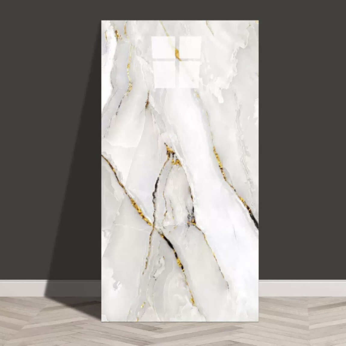 Papel pintado a prueba de humedad autoadhesivo impermeable a prueba de agua a prueba de aceite placa de aluminio y plástico decoración de pared imitación de azulejos de mármol pegatinas cocina y baño