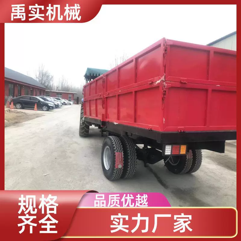 厂家直销一件批发农用拖车配套四轮拖拉机运输全地形 尺寸齐全 出