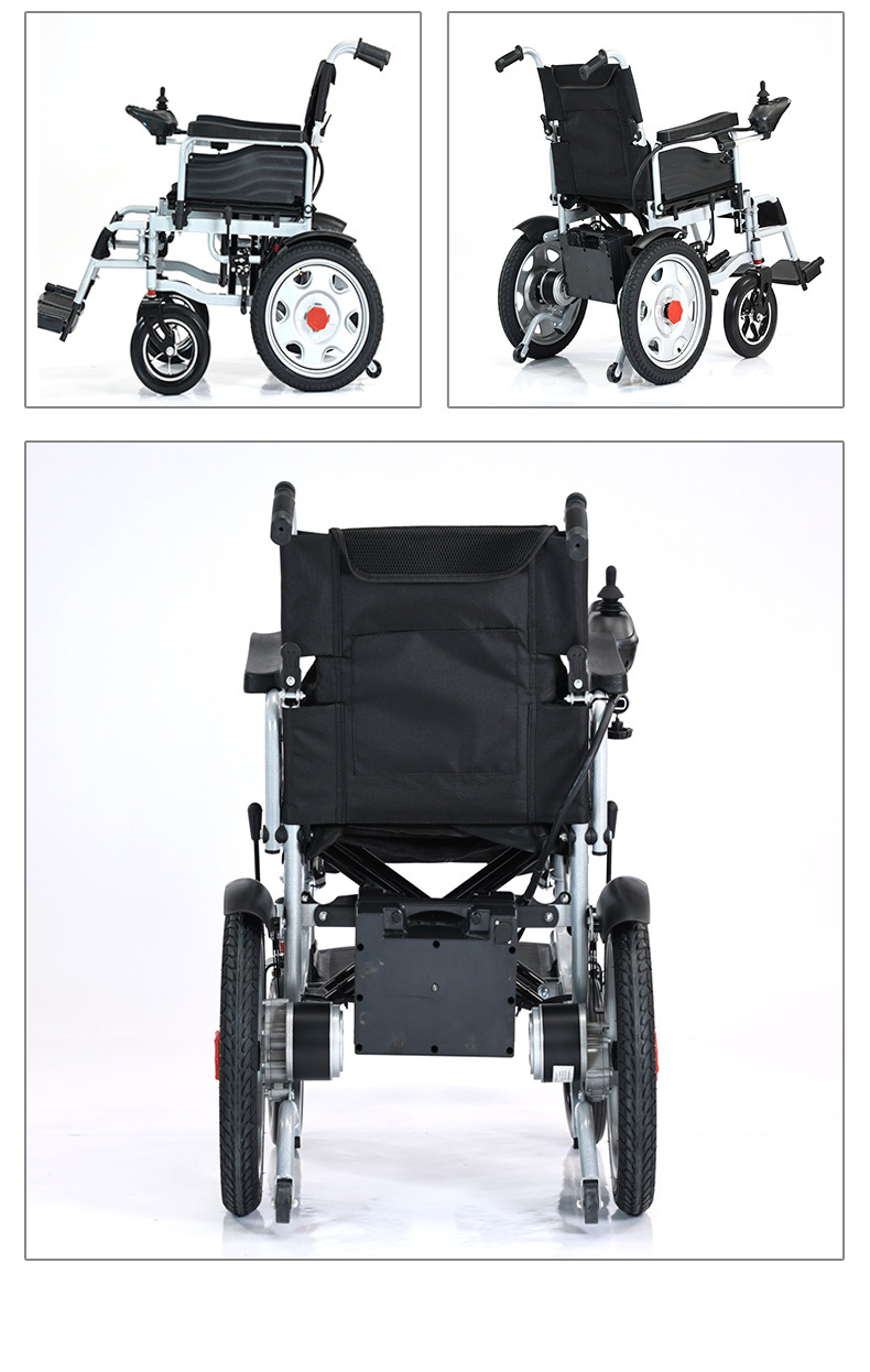 Cross-Border Customized Electric Wheelchair for the Elderly, Intelligent Automatic Folding Electric Wheelchair for Disabled People