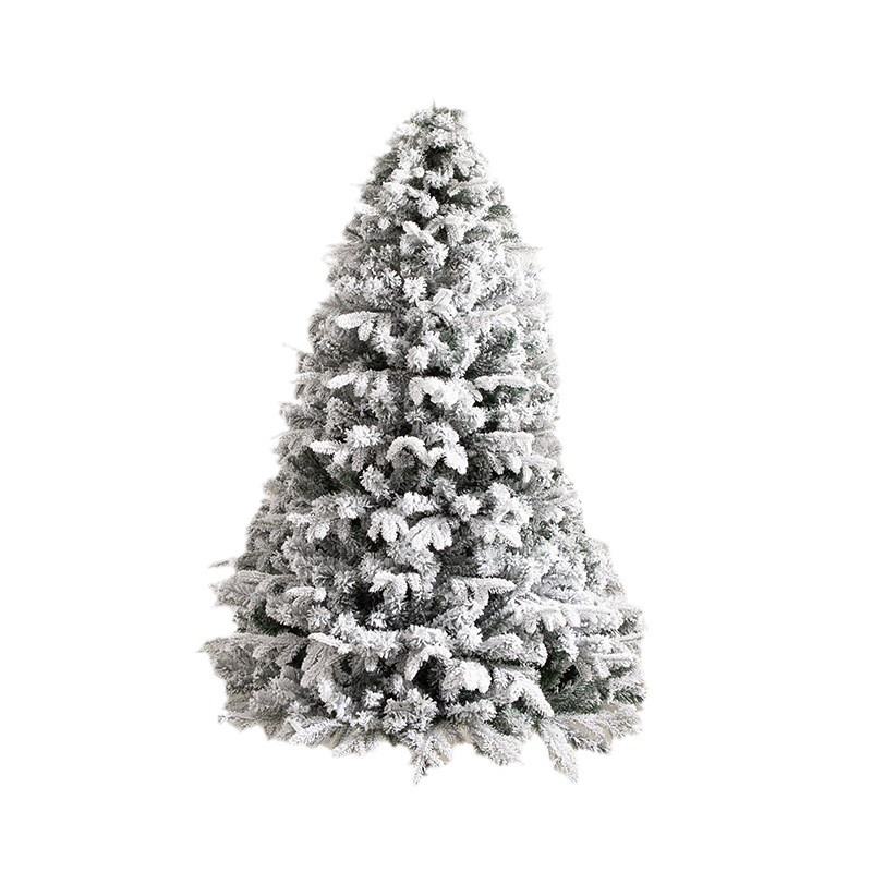 Decoraciones de árbol de Navidad de nieve personalizadas grandes decoraciones de Navidad de alta calidad gran árbol de Navidad viento