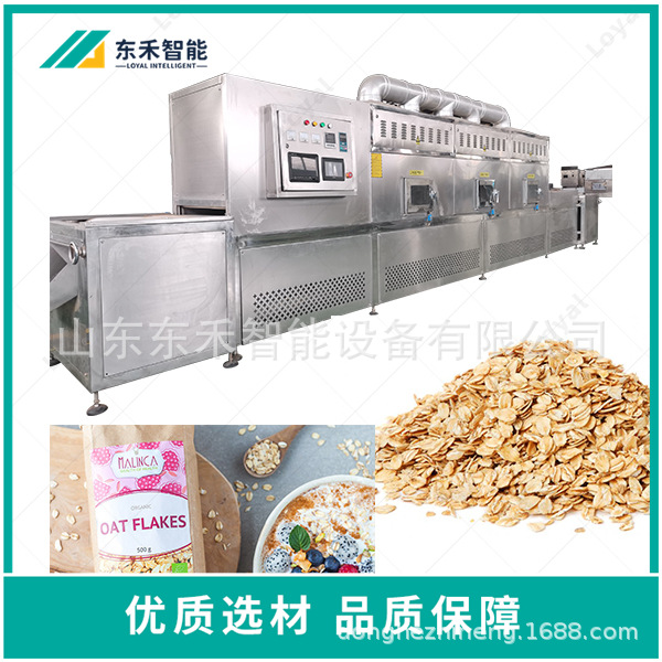 早餐即食燕麦片生产设备 纯燕麦片生产线 纯燕麦片机器设备
