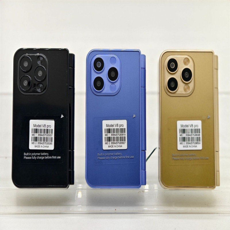 国境を越えた外国語携帯電話v 8proデュアルスクリーン折り畳み機能機2g老人対外貿易金大ボタン多言語|undefined