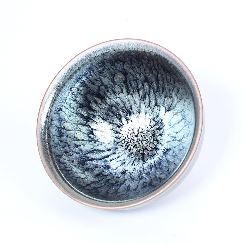 A5L宋代建陽建盞主人杯菊花盞百花盞功夫茶小茶杯茶具曜變天目純