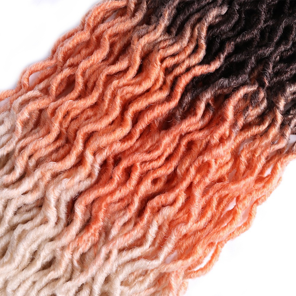 Extensions à clip gypsy locs en cheveux synthétiques_voghion.com