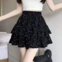 波点新款高腰春夏半身裙