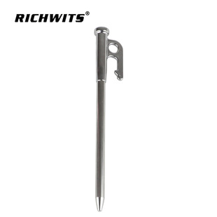 Stainless Steel 420 Outdoor Tent Ground Nail Camp Ground Nail Canopy Camping Nail Anti-falling Canopy Nail Canopy Ground Nail