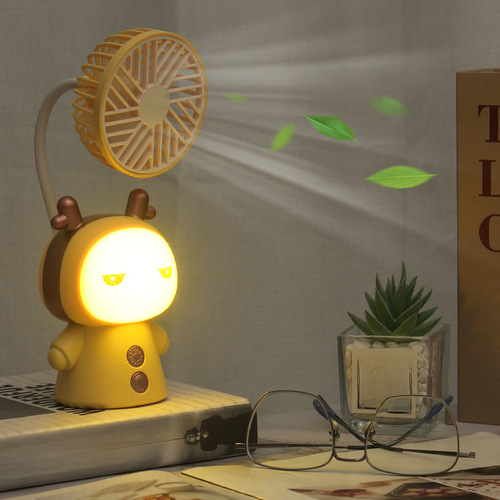 New cartoon USB mini fan, foldable charging handheld fan, suitable for student dorms, offices, and desks