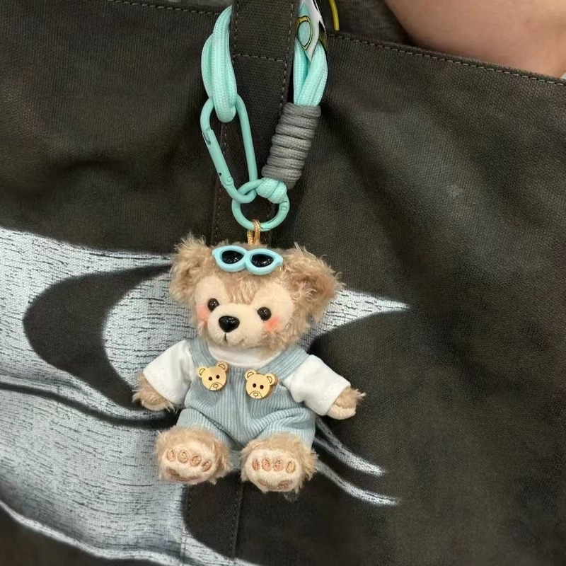ダッフィーベアバッグペンダントアクセサリーぬいぐるみシェリーローズ車のキーホルダーペンダントギフト女の子のため|undefined