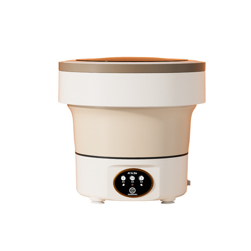 Factory wholesale: Home-use folding washing machine, dormitory mini wash-and-dry combo, compact design—perfect for underwear, socks, and lazy living!