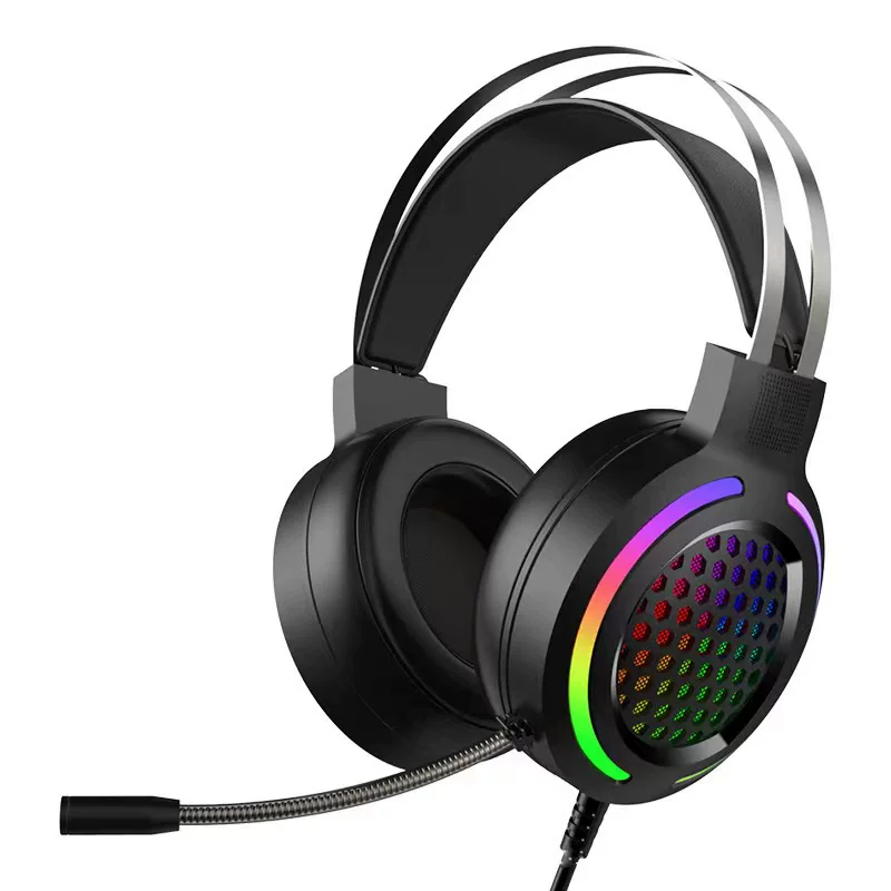 Headset computer gaming headset PS4 Internet cafe headset glowing gaming e-sports headset