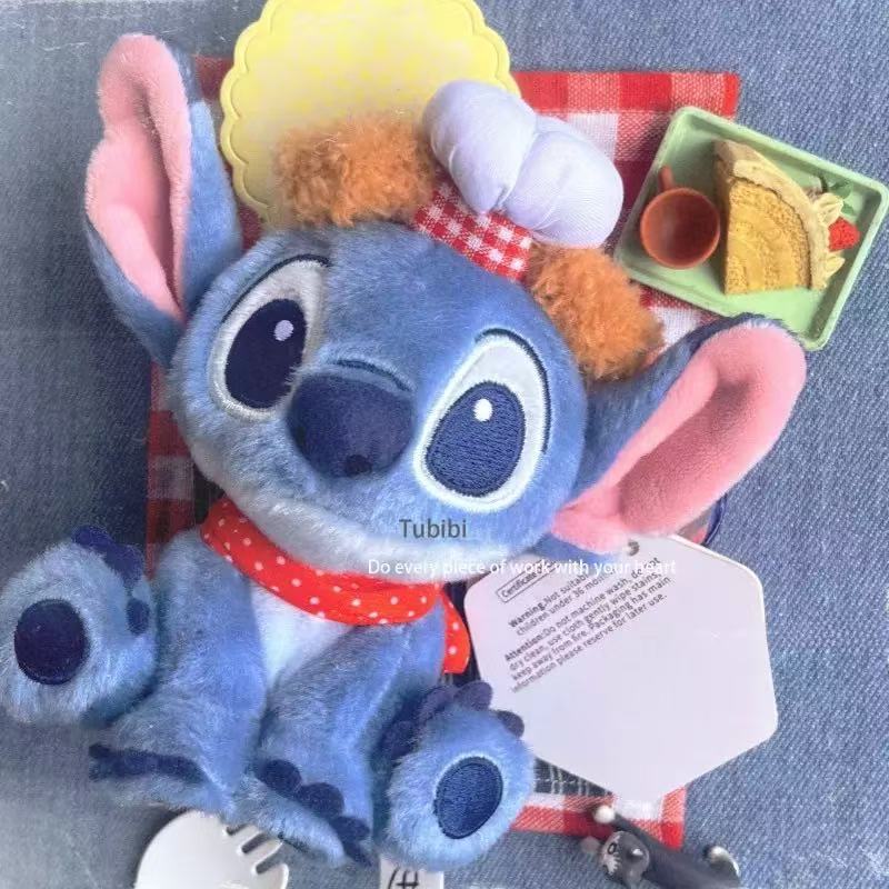 Cake hat and red polka dot scarf