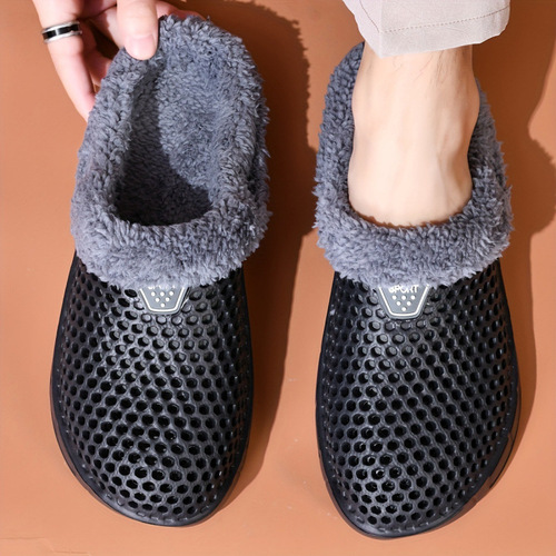 2026 new European and American men's fashionable clogs mopping casual slippers with soft soles