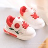 Children's shoes, girl princess, little white shoes spring and autumn, wild baby, 1-3, soft bottom sneakers shoe leather