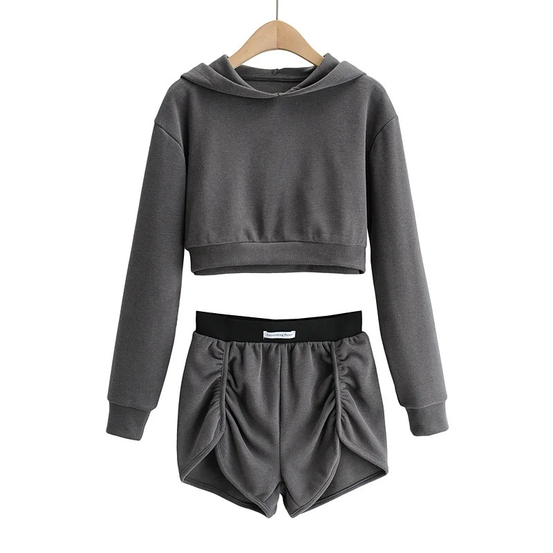 pleated sports two-piece clothes set NSAC32698