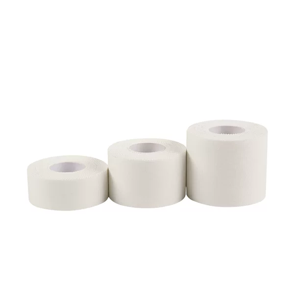 In-Stock Wholesale Sports Tape with Toothed Edges, Non-Perforated White Adhesive Tape, Sports Bandage, Foot and Basketball Ankle Support, Wrist Support Tape