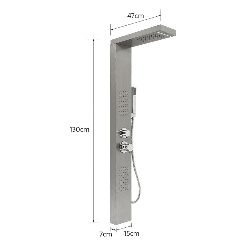 304 Stainless Steel Intelligent Shower Screen Shower Sleeve Wall Mounted Intelligent Constant Temperature Bathroom Shower Set