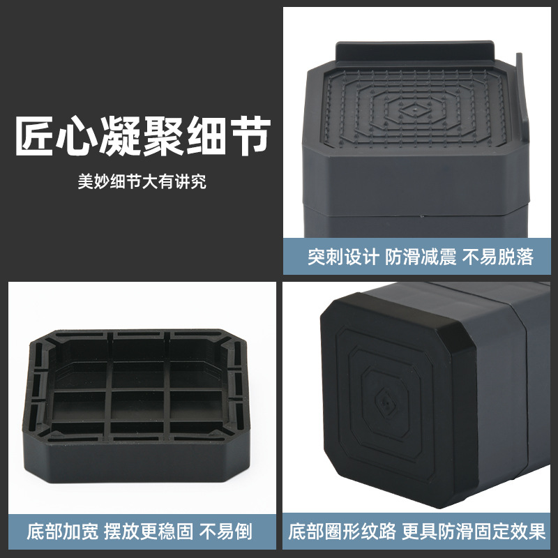 Almohadilla del pie de la lavadora rodillo impulsor universal antideslizante a prueba de golpes mayor almohadilla de choque a prueba de humedad cocina refrigerador cojín del asiento inferior