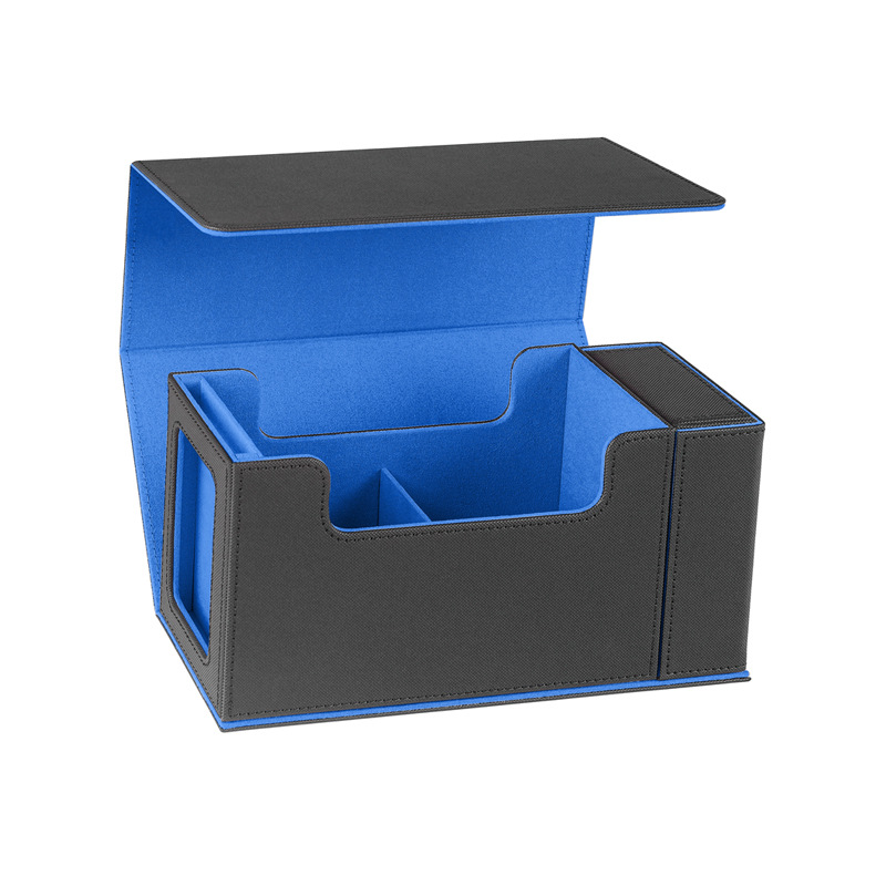다기능 단일 창 카드 브릭 박스-(검정색 및 파란색)