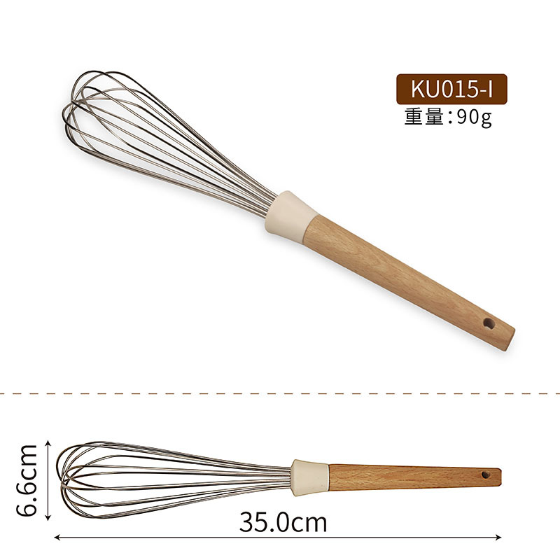Nuevo mango de madera utensilios de cocina de silicona transfronterizo dedicado 12 piezas de alta temperatura resistente antiadherente sopa cuchara colador pala traje