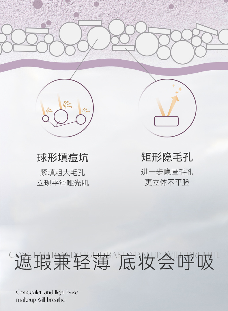 NOVO Light, translucent, feather-like setting Powder Compact, contouring, concealing, waterproof, sweat-proof, non-sticky powder, dry and wet dual-purpose student loose powder undefined