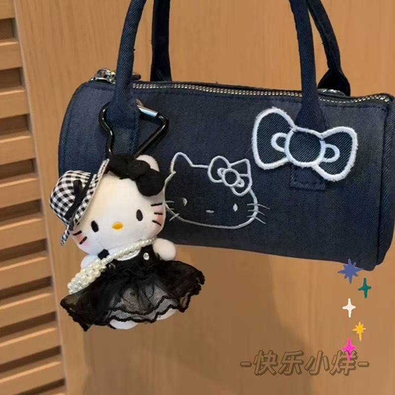 赫本风hellokitty小挂件可爱毛绒公仔女生高级感书包配饰送闺蜜|undefined
